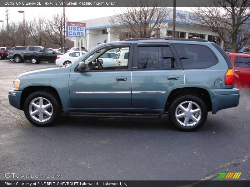 Silver Green Metallic / Light Gray 2009 GMC Envoy SLT 4x4