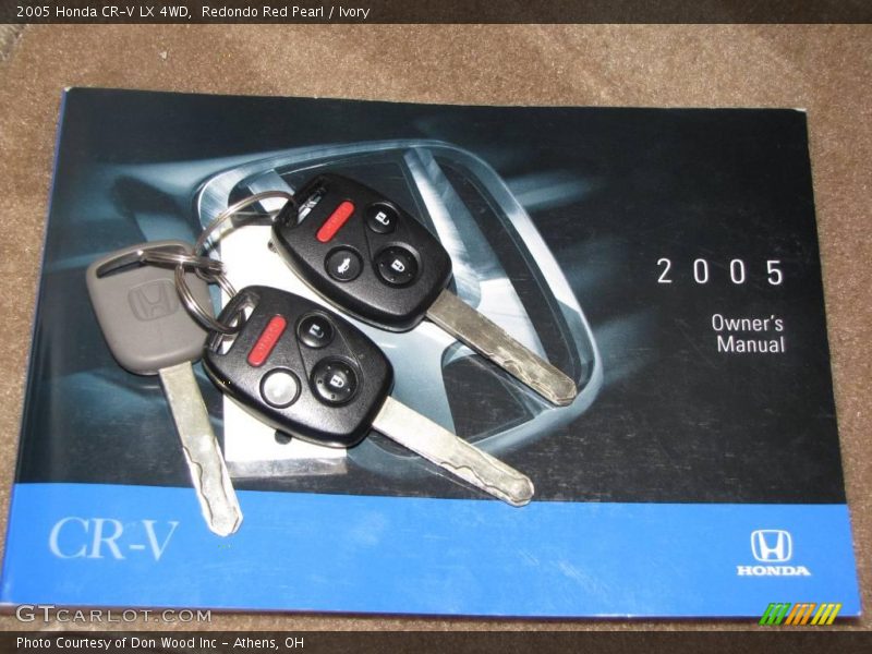 Redondo Red Pearl / Ivory 2005 Honda CR-V LX 4WD