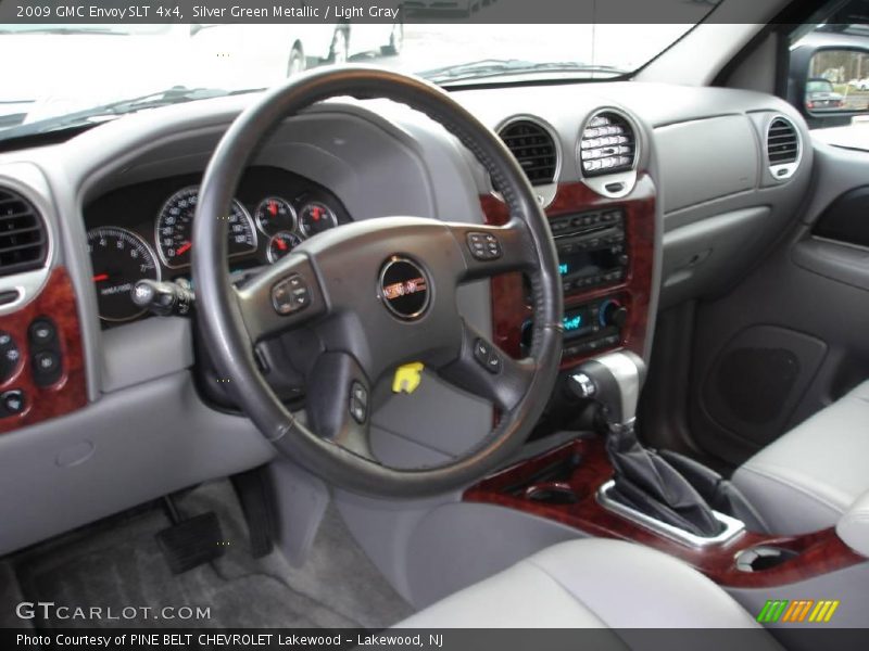 Silver Green Metallic / Light Gray 2009 GMC Envoy SLT 4x4