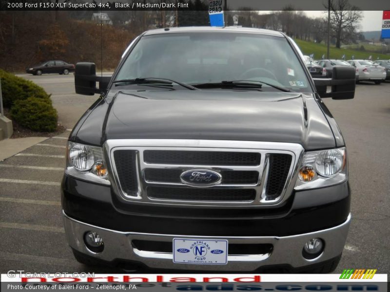 Black / Medium/Dark Flint 2008 Ford F150 XLT SuperCab 4x4
