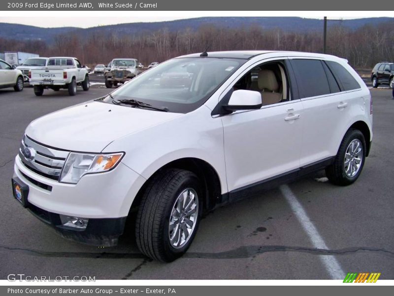White Suede / Camel 2009 Ford Edge Limited AWD