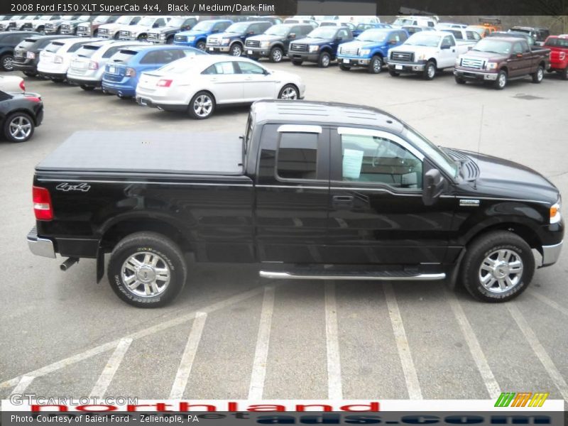 Black / Medium/Dark Flint 2008 Ford F150 XLT SuperCab 4x4