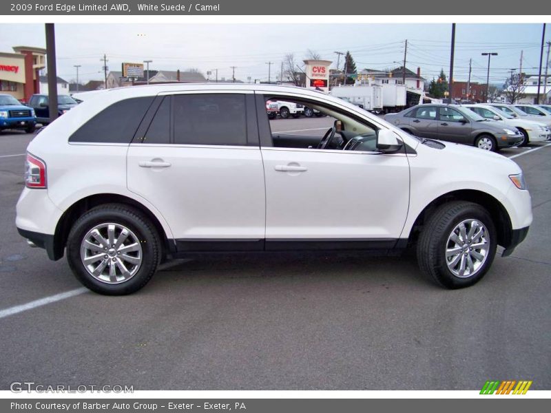 White Suede / Camel 2009 Ford Edge Limited AWD