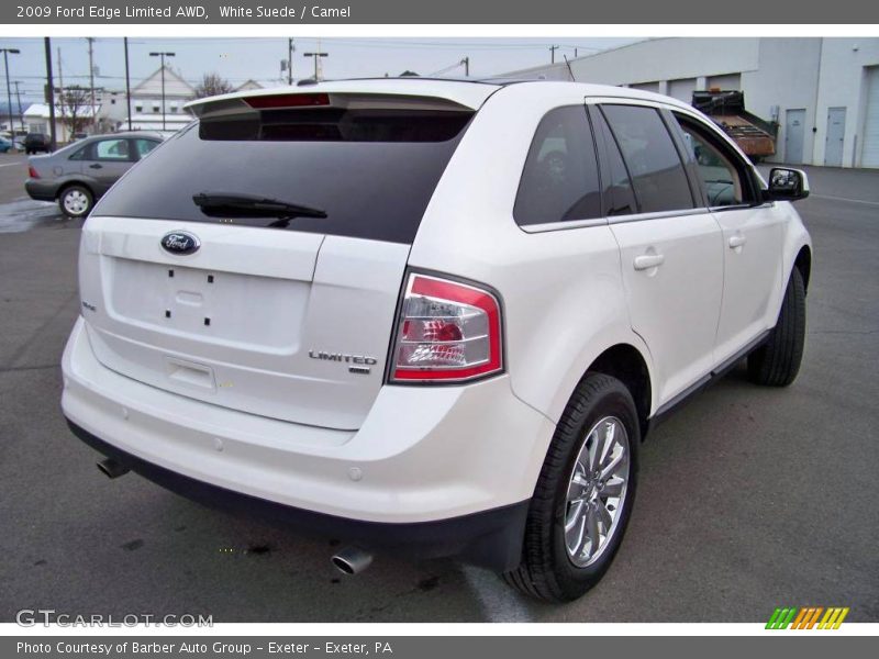 White Suede / Camel 2009 Ford Edge Limited AWD