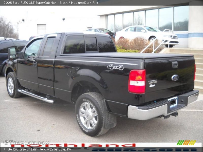 Black / Medium/Dark Flint 2008 Ford F150 XLT SuperCab 4x4