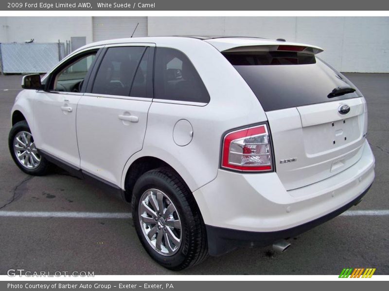 White Suede / Camel 2009 Ford Edge Limited AWD