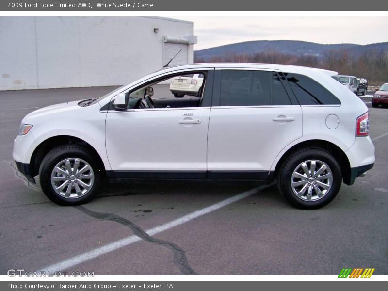 White Suede / Camel 2009 Ford Edge Limited AWD