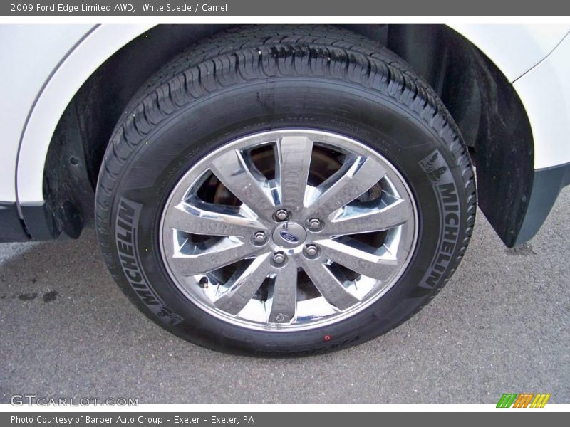 White Suede / Camel 2009 Ford Edge Limited AWD