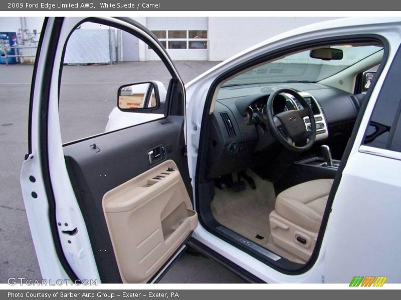 White Suede / Camel 2009 Ford Edge Limited AWD