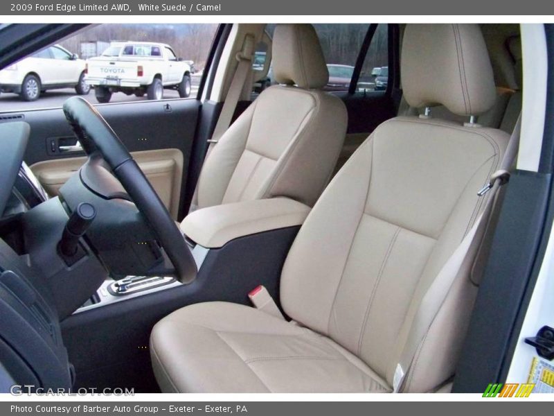 White Suede / Camel 2009 Ford Edge Limited AWD