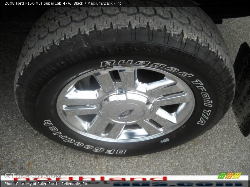 Black / Medium/Dark Flint 2008 Ford F150 XLT SuperCab 4x4