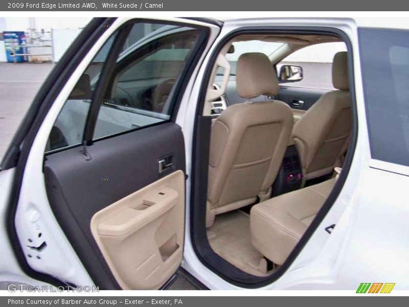 White Suede / Camel 2009 Ford Edge Limited AWD