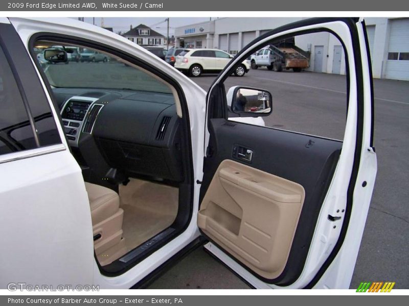 White Suede / Camel 2009 Ford Edge Limited AWD