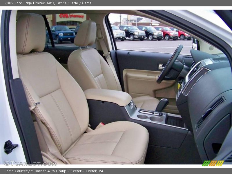 White Suede / Camel 2009 Ford Edge Limited AWD