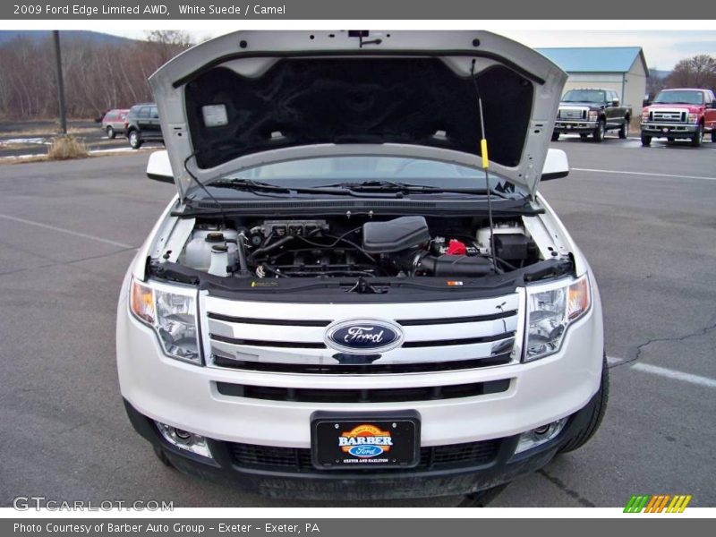 White Suede / Camel 2009 Ford Edge Limited AWD