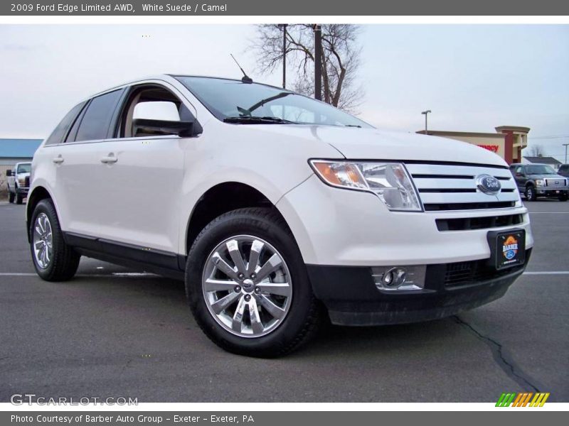 White Suede / Camel 2009 Ford Edge Limited AWD