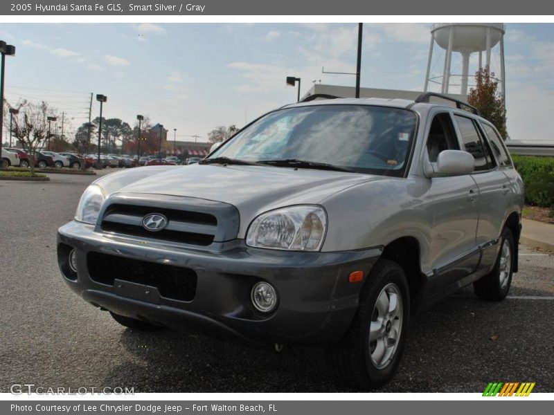 Smart Silver / Gray 2005 Hyundai Santa Fe GLS