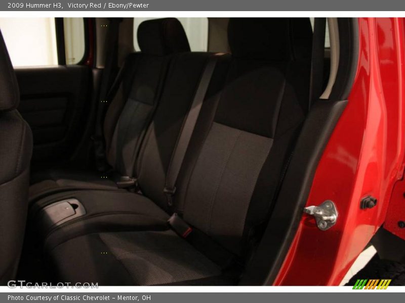 Victory Red / Ebony/Pewter 2009 Hummer H3