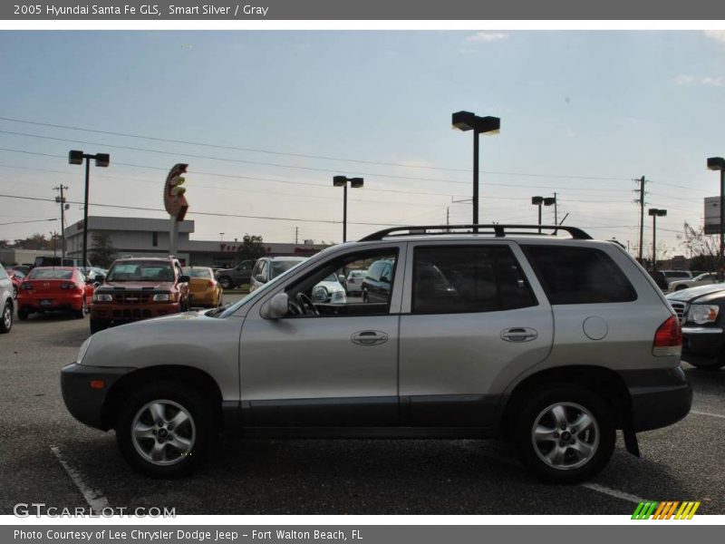 Smart Silver / Gray 2005 Hyundai Santa Fe GLS