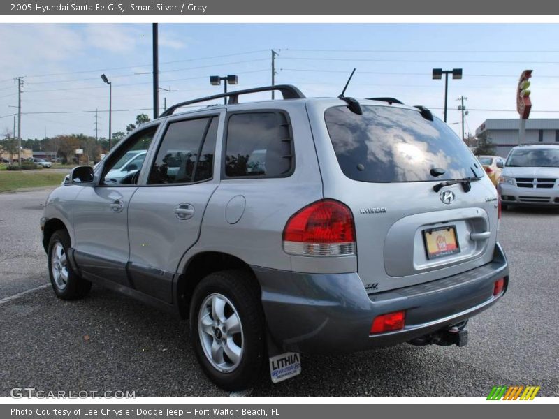 Smart Silver / Gray 2005 Hyundai Santa Fe GLS