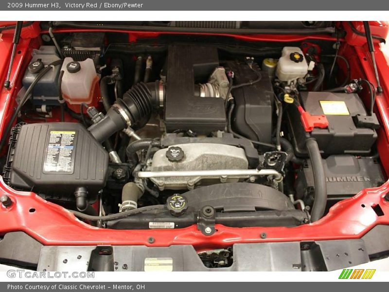 Victory Red / Ebony/Pewter 2009 Hummer H3