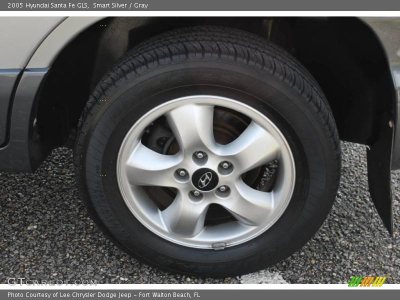 Smart Silver / Gray 2005 Hyundai Santa Fe GLS