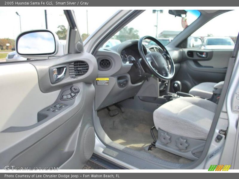 Smart Silver / Gray 2005 Hyundai Santa Fe GLS
