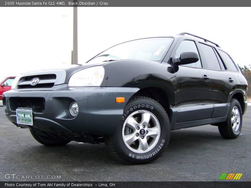 Black Obsidian / Gray 2005 Hyundai Santa Fe GLS 4WD