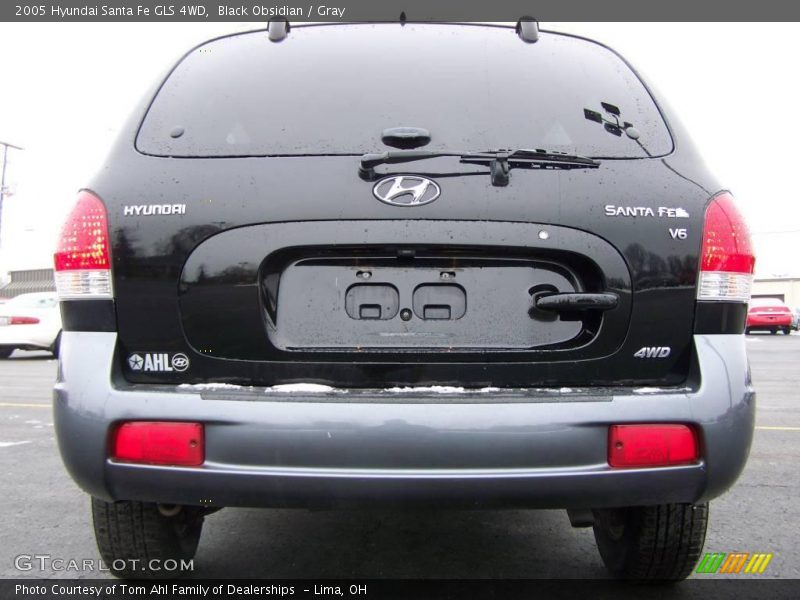Black Obsidian / Gray 2005 Hyundai Santa Fe GLS 4WD
