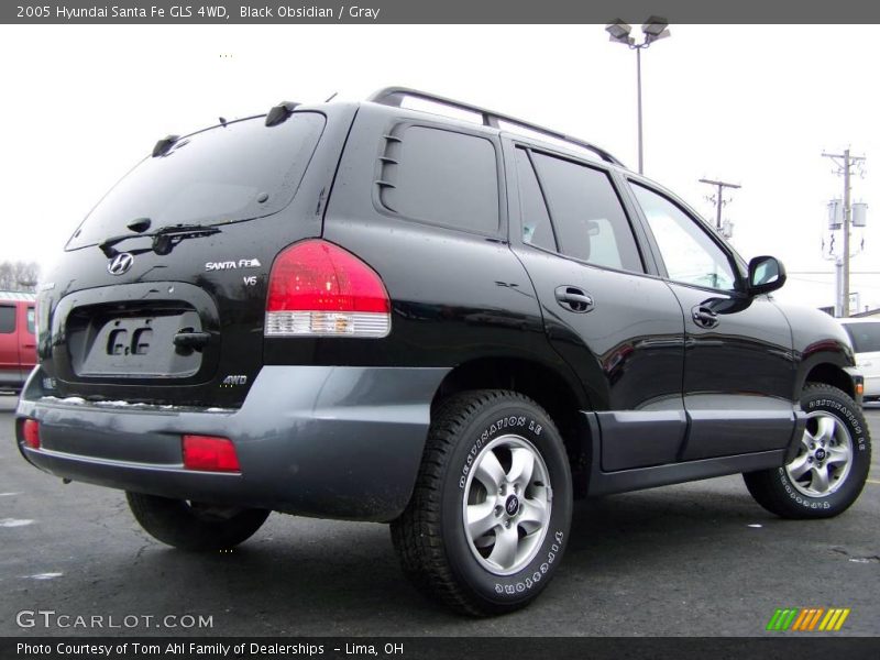 Black Obsidian / Gray 2005 Hyundai Santa Fe GLS 4WD