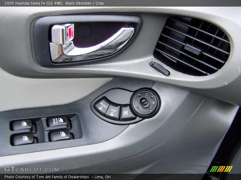 Black Obsidian / Gray 2005 Hyundai Santa Fe GLS 4WD