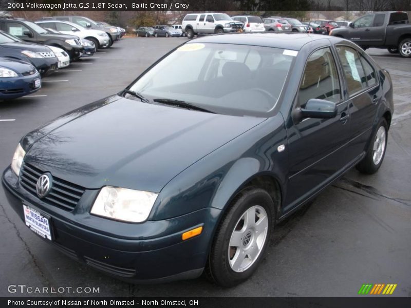 Baltic Green / Grey 2001 Volkswagen Jetta GLS 1.8T Sedan