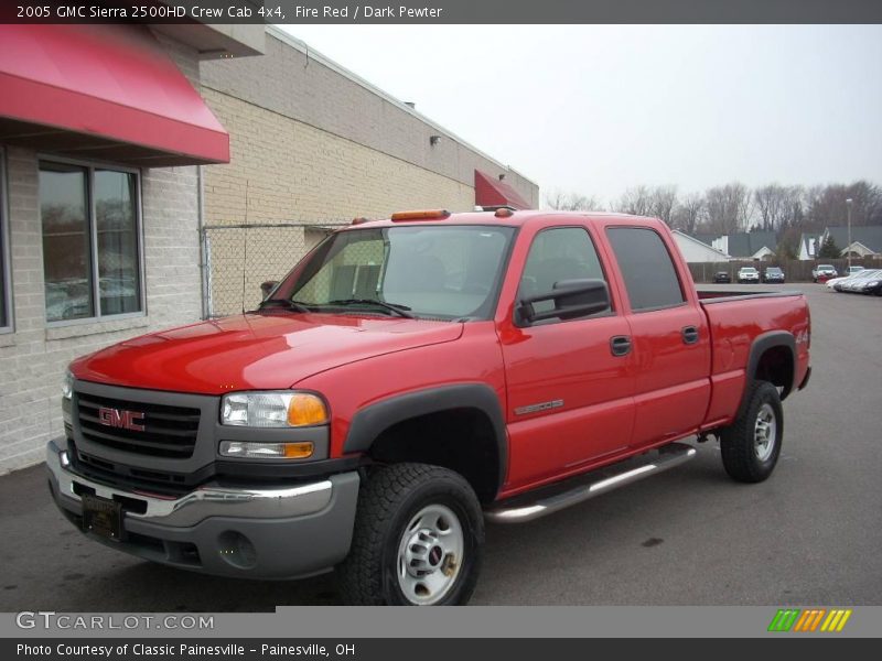 Fire Red / Dark Pewter 2005 GMC Sierra 2500HD Crew Cab 4x4