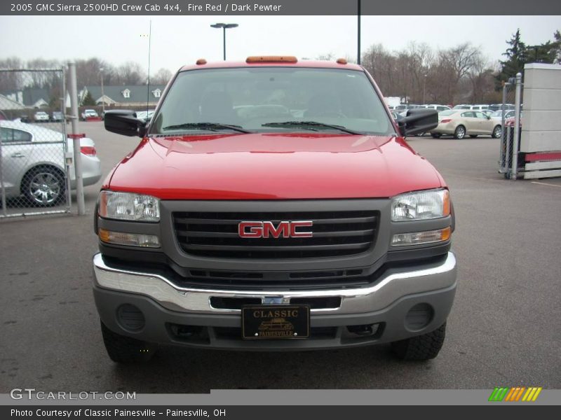 Fire Red / Dark Pewter 2005 GMC Sierra 2500HD Crew Cab 4x4