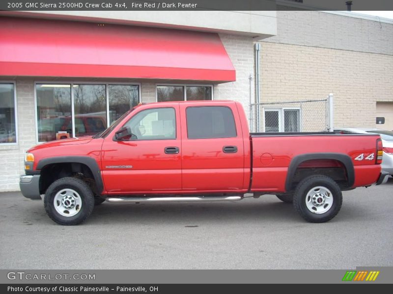 Fire Red / Dark Pewter 2005 GMC Sierra 2500HD Crew Cab 4x4