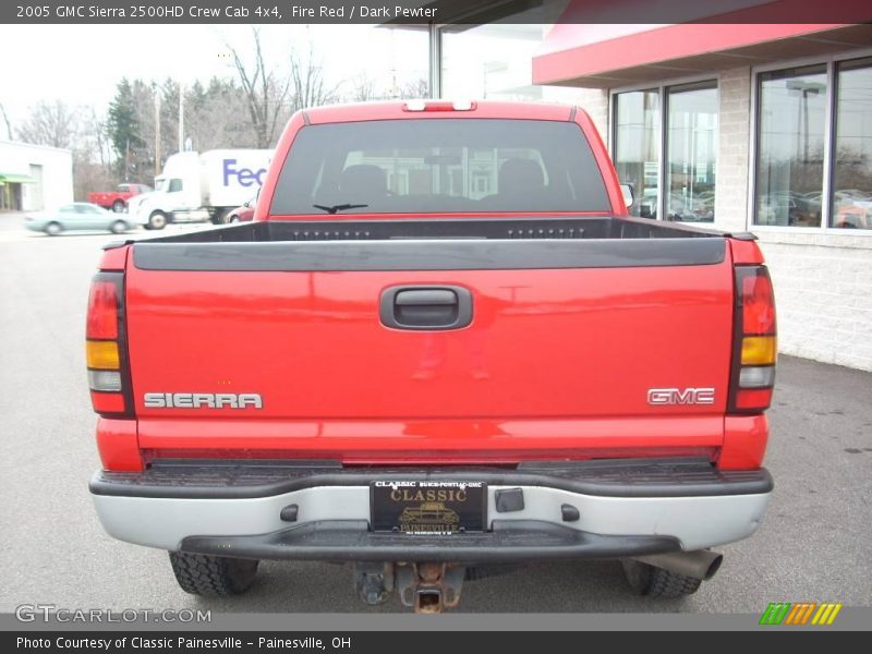 Fire Red / Dark Pewter 2005 GMC Sierra 2500HD Crew Cab 4x4