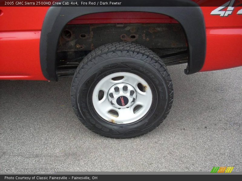 Fire Red / Dark Pewter 2005 GMC Sierra 2500HD Crew Cab 4x4