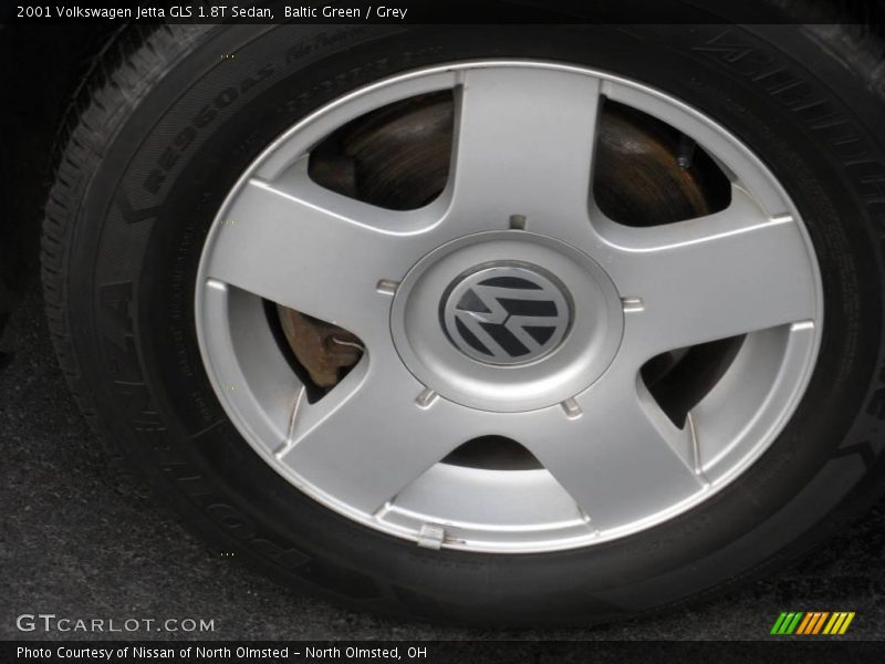 Baltic Green / Grey 2001 Volkswagen Jetta GLS 1.8T Sedan