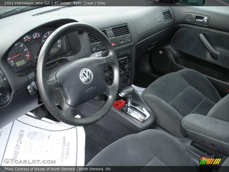 Baltic Green / Grey 2001 Volkswagen Jetta GLS 1.8T Sedan