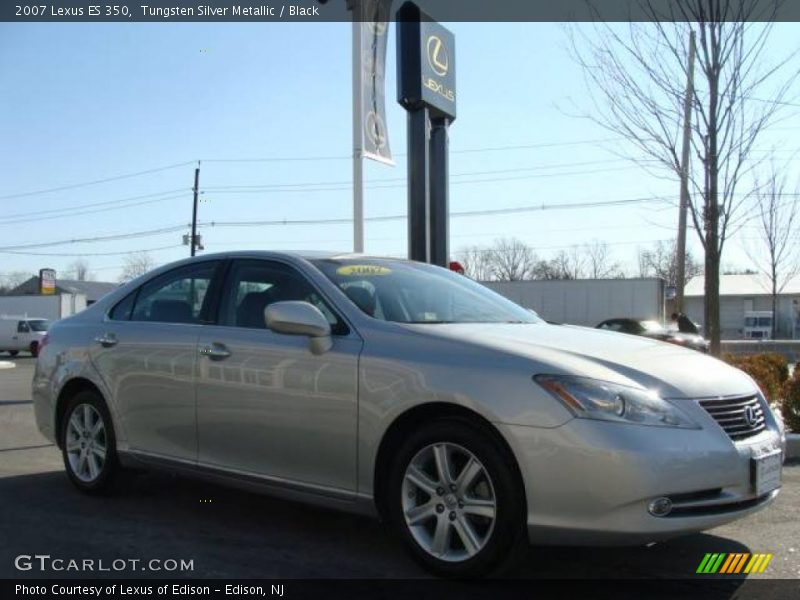 Tungsten Silver Metallic / Black 2007 Lexus ES 350