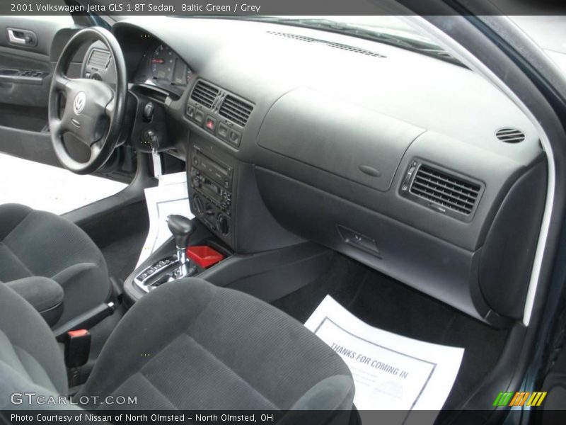 Baltic Green / Grey 2001 Volkswagen Jetta GLS 1.8T Sedan
