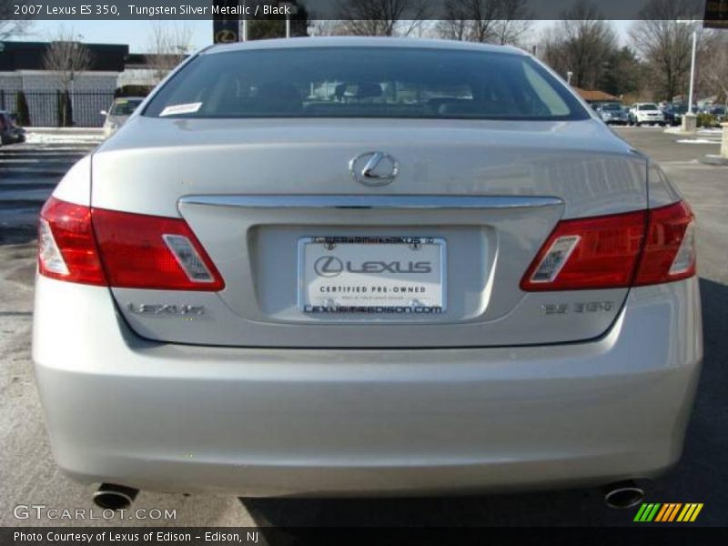 Tungsten Silver Metallic / Black 2007 Lexus ES 350