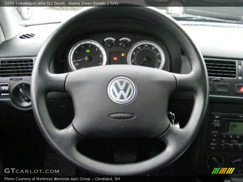 Alaska Green Metallic / Grey 2004 Volkswagen Jetta GLS Sedan