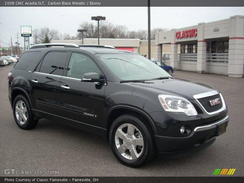 Carbon Black Metallic / Ebony 2008 GMC Acadia SLT