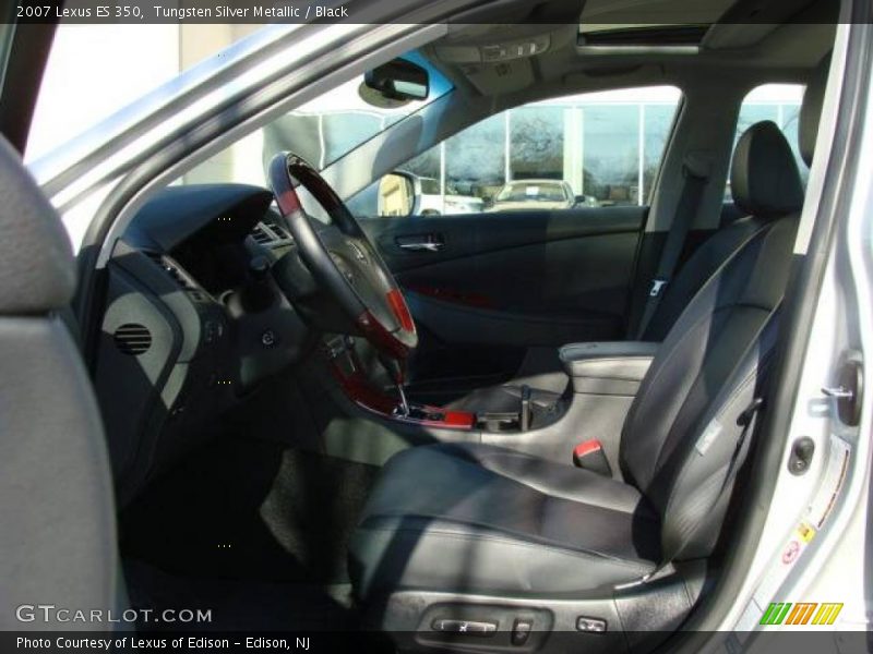 Tungsten Silver Metallic / Black 2007 Lexus ES 350