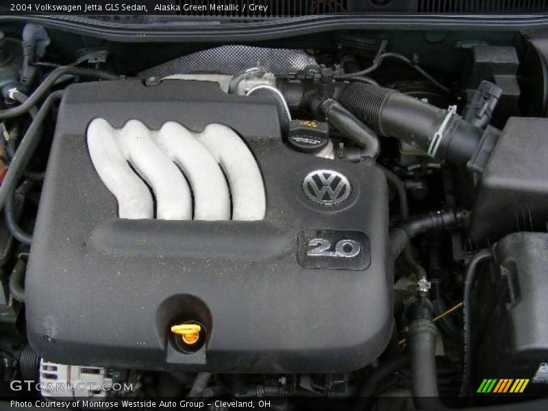 Alaska Green Metallic / Grey 2004 Volkswagen Jetta GLS Sedan