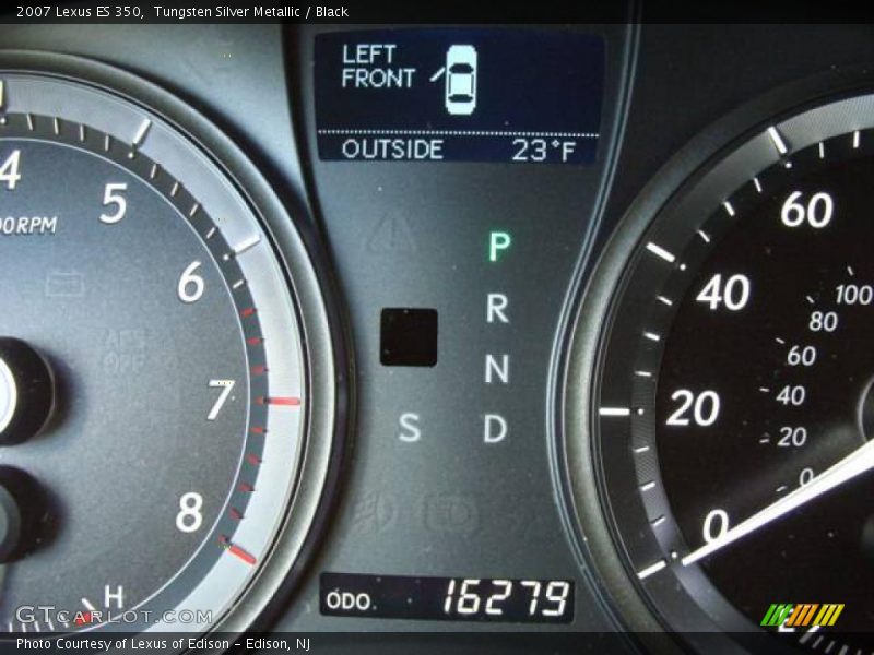 Tungsten Silver Metallic / Black 2007 Lexus ES 350