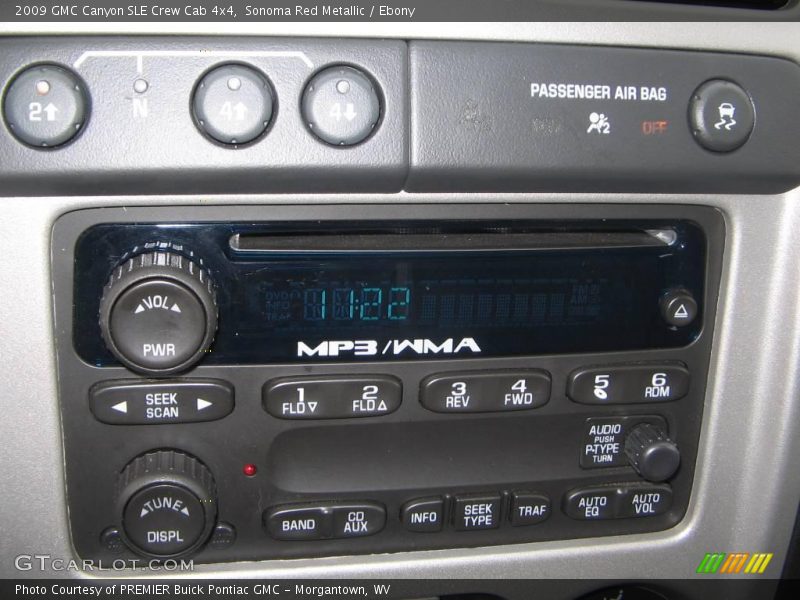 Sonoma Red Metallic / Ebony 2009 GMC Canyon SLE Crew Cab 4x4