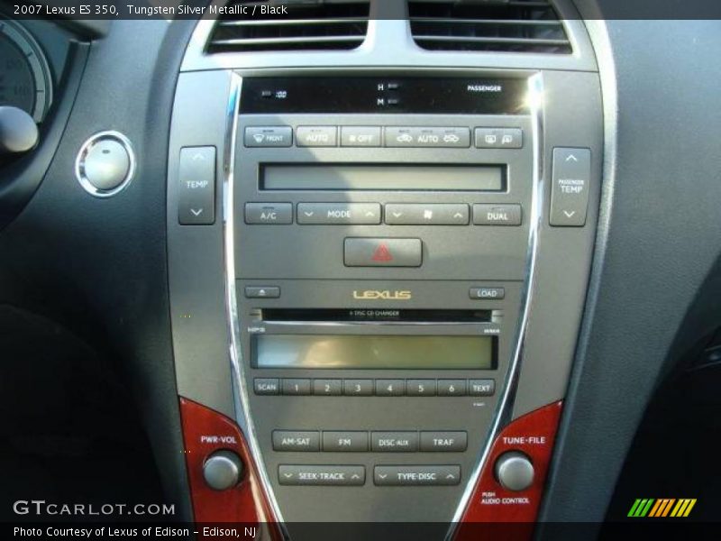Tungsten Silver Metallic / Black 2007 Lexus ES 350
