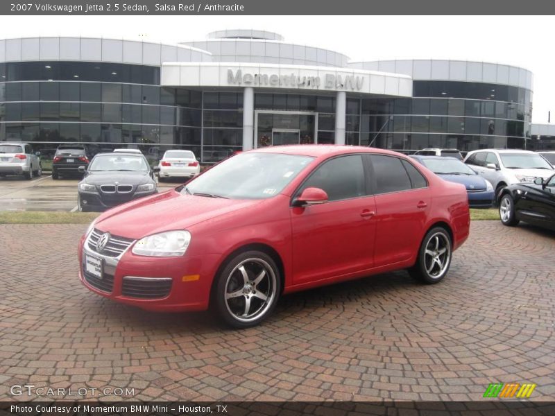 Salsa Red / Anthracite 2007 Volkswagen Jetta 2.5 Sedan